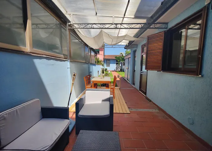 Casa Azzurra, Giardino, E Vicina Al Mare Casa de Férias